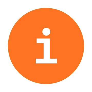 Cercle orange du logo